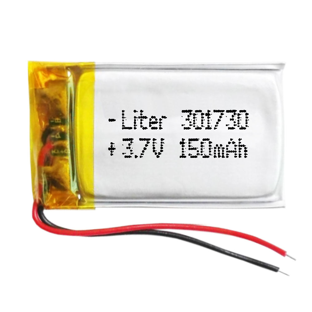 Batería 301730 LiPo 3.7V 150mAh 0.555Wh 1S 5C Liter Energy Battery para Electrónica Recargable teléfono portátil vídeo smartwatch reloj GPS - No apta para Radio Control 32x17x4mm (150mAh|301730)