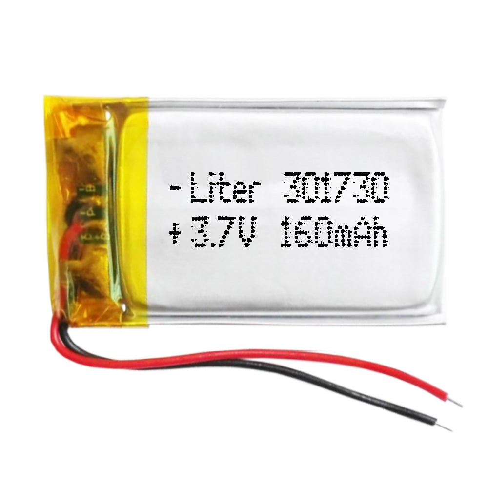 Batería 301730 LiPo 3.7V 160mAh 0.592Wh 1S 5C Liter Energy Battery para Electrónica Recargable teléfono portátil vídeo smartwatch reloj GPS - No apta para Radio Control 32x17x3mm (160mAh|301730)