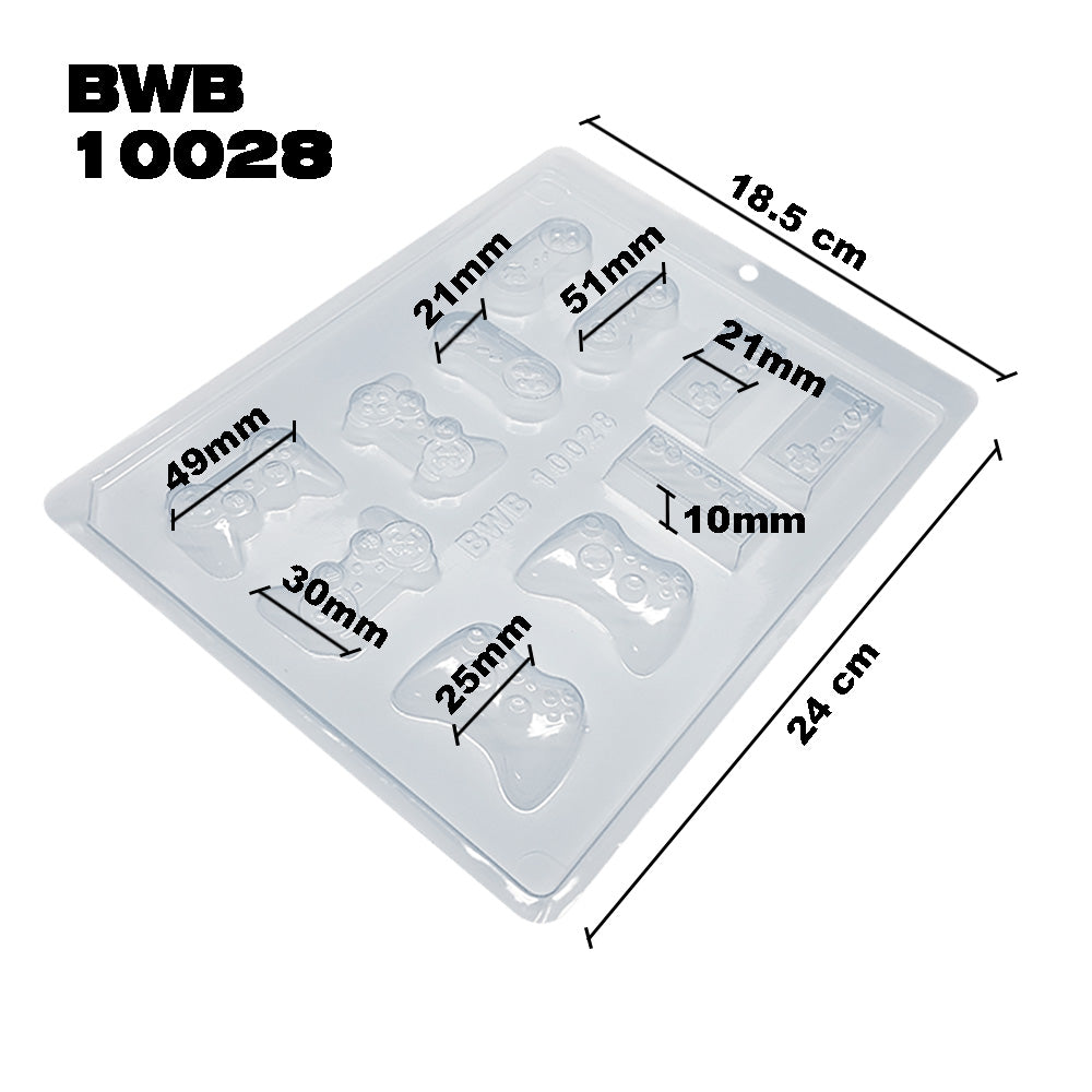 BWB 10028 Molde Aplicaciones Juego mando para chocolate caliente Forma Simples