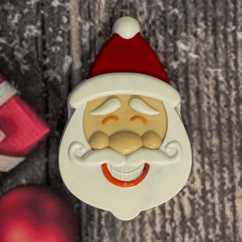 BWB 10256 Molde Navidad Rosto de Papai Noel Especial 3 partes Forma con silicona para chocolate caliente de 1 Agujero 80-250g de Plástico PET Tridimensional Accesorios y utensilios
