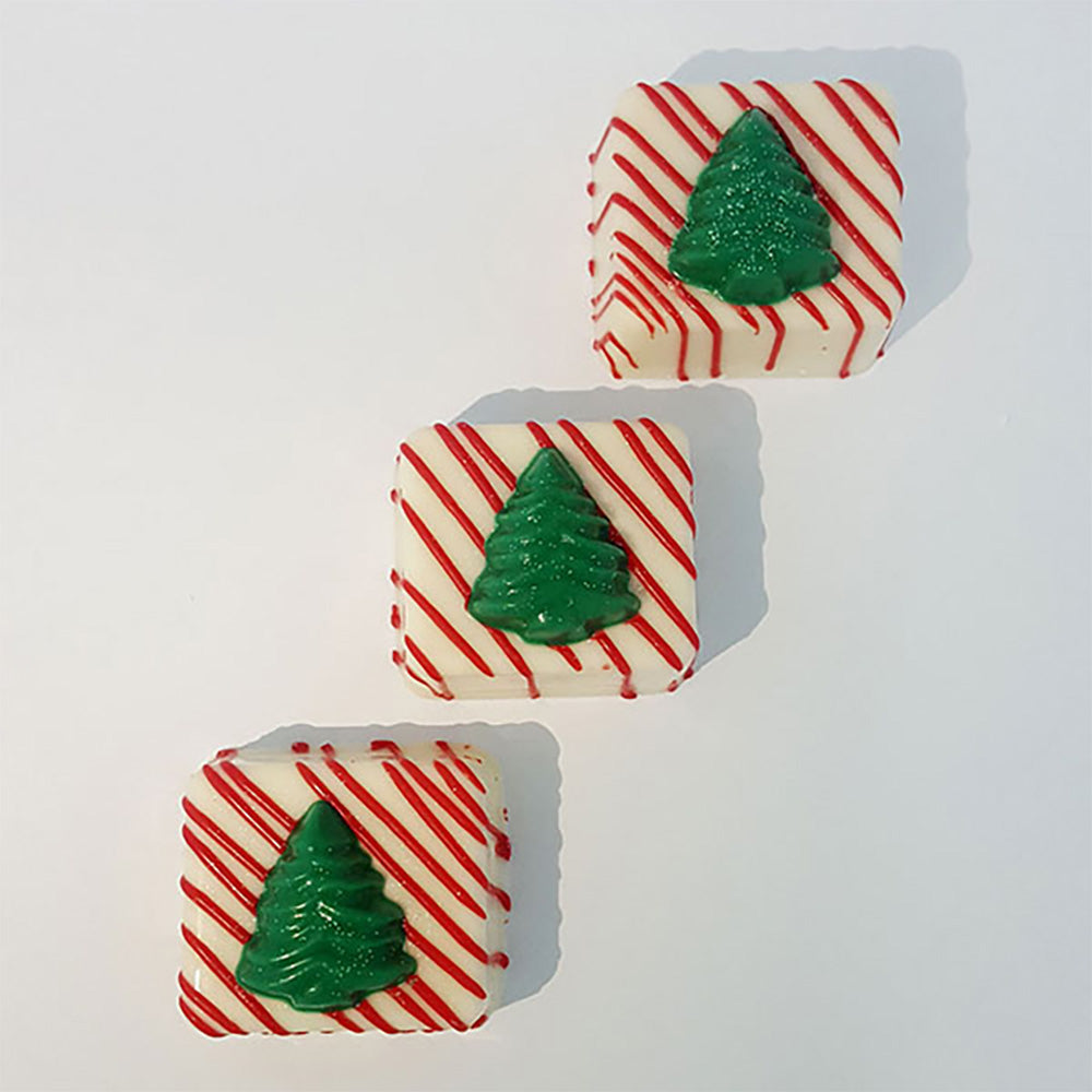 BWB 175 Molde Navidad Mini árbol para chocolate caliente Forma Simples Bombones