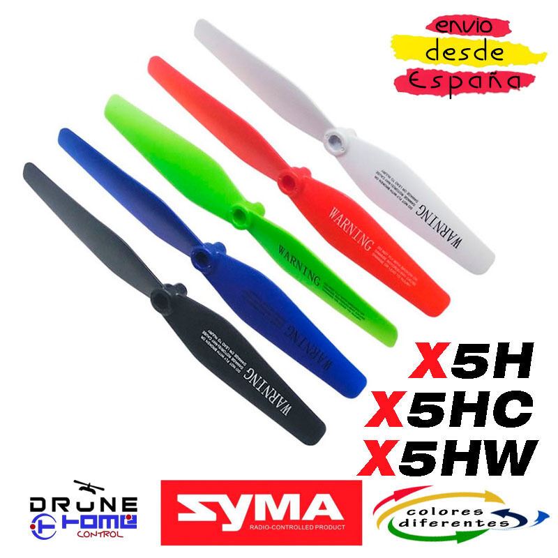 Hélice SYMA X5H X5HC X5HW hoja hélice. Drone hélice Multicolor Helice Propellers