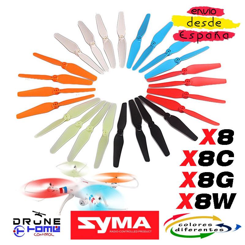 Hélice SYMA X8 X8C X8W X8G X8HC X8HW X8HG Drone hélice multicolor Propellers RC