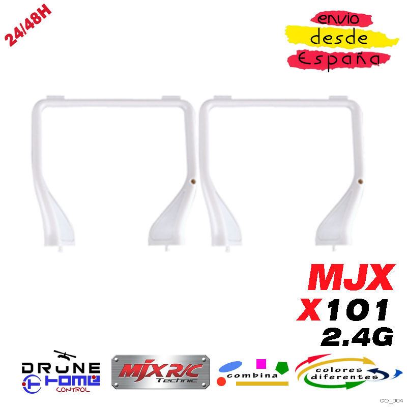 Set Blanco Drone MJX X101 2.4G. Hélice, Tren de Aterrizaje, Anillo de protección
