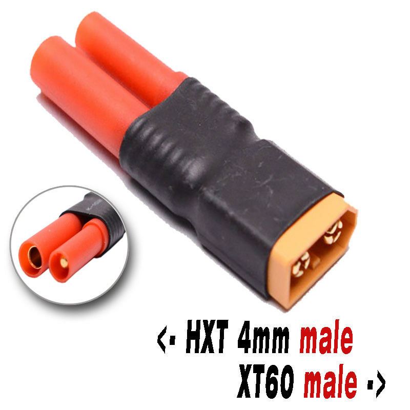 Conector HXT 4mm Male to XT60 Male Plug Quadcopter Multicopter Batería Lipo RC