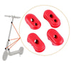 Tapas Anti-polvo Xiaomi Mijia M365 Patinete Electrico 4 unids/set silicona rojo