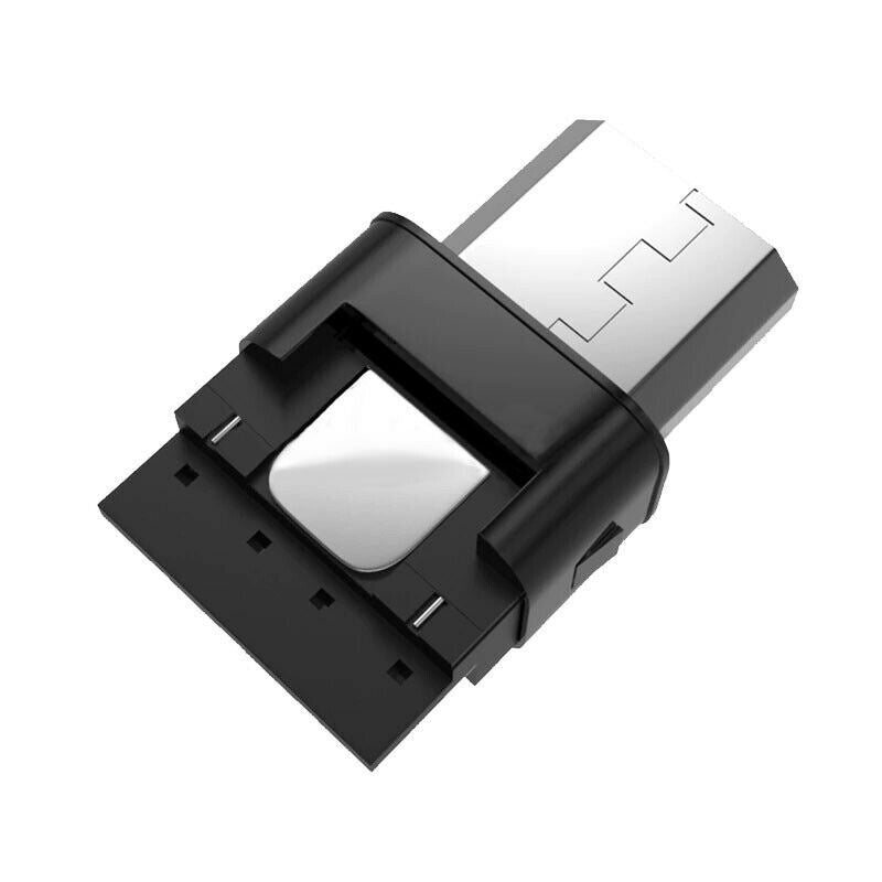 5 Conectores Micro USB macho de Cable DIY Kit con cubre negro Mini terminales