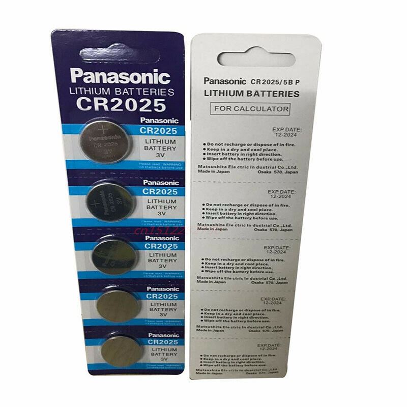 Panasonic 3V CR2025 2025 3V Lithium Battery Pilas de botón for watch computer PC