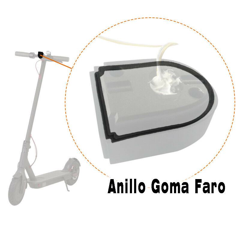 Anillo de Goma del faro Xiaomi Mijia M365 Patinete Electrico resistente al agua