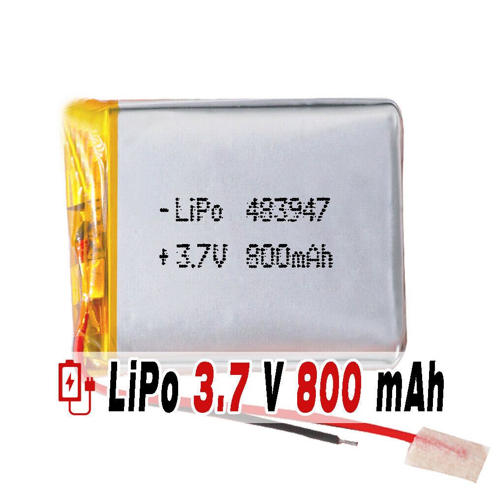 BATERÍA 483947 LiPo 3.7V 800mAh 1S teléfono portátil vídeo mp3 mp4 luz led gps