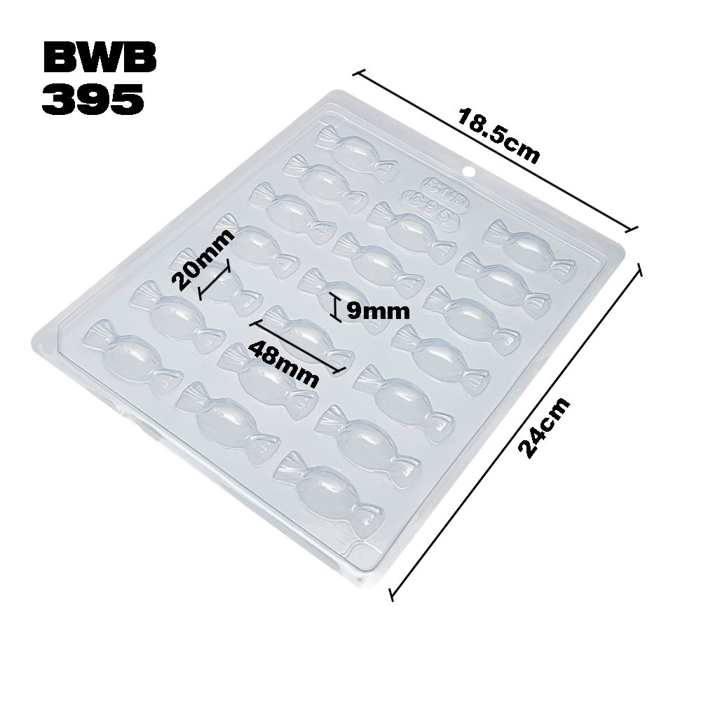 BWB 395 Molde Bombón Caramelo para chocolate caliente Forma Simples 20 Agujerero