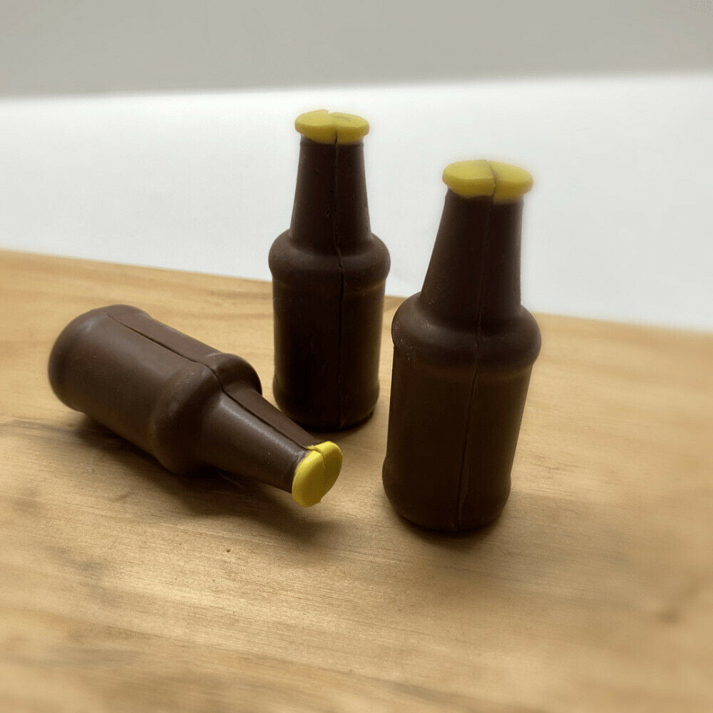 BWB 9875 Molde Especial 3 partes Botella de licor Simple Forma con silicona para chocolate caliente de 6 Cavidades 8-32g Plástico PET Tridimensional Accesorios utensilios reposteria