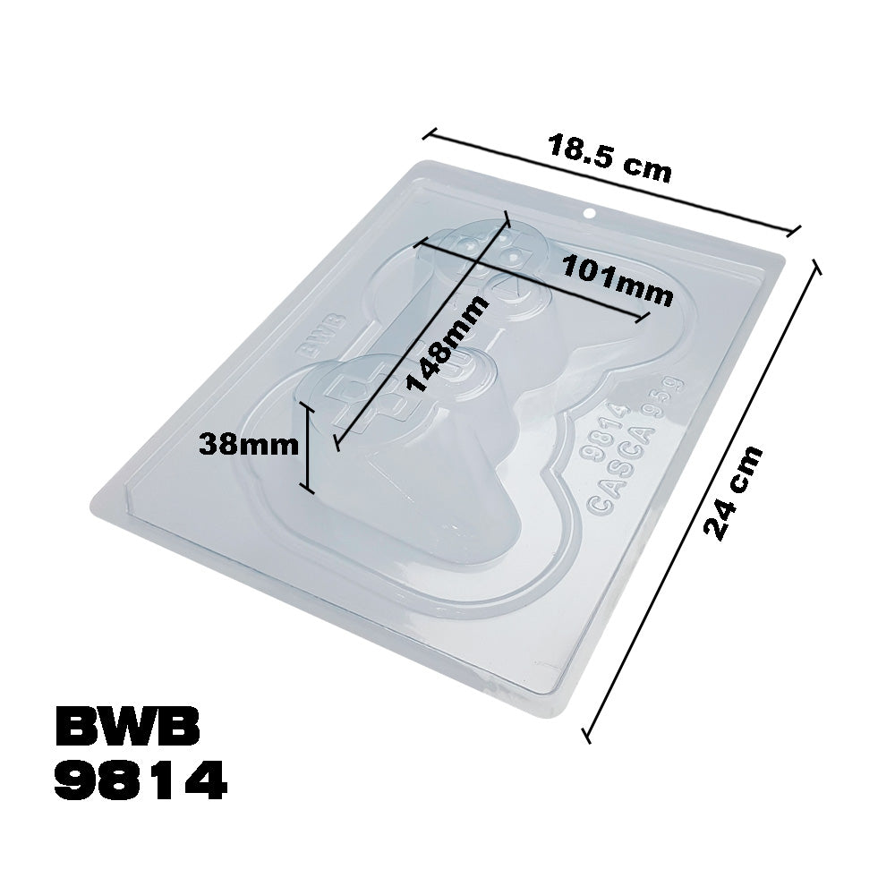 BWB 9814 Molde Especial 3 partes Mando grande con silicona para chocolate calien