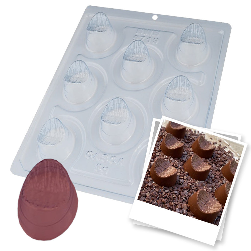 BWB 9719 Molde Erótico Dulces finos Especial 3 partes Forma con silicona para chocolate caliente de 8 Cavidades 8-22g Plástico PET Tridimensional Accesorios y utensilios de reposteria