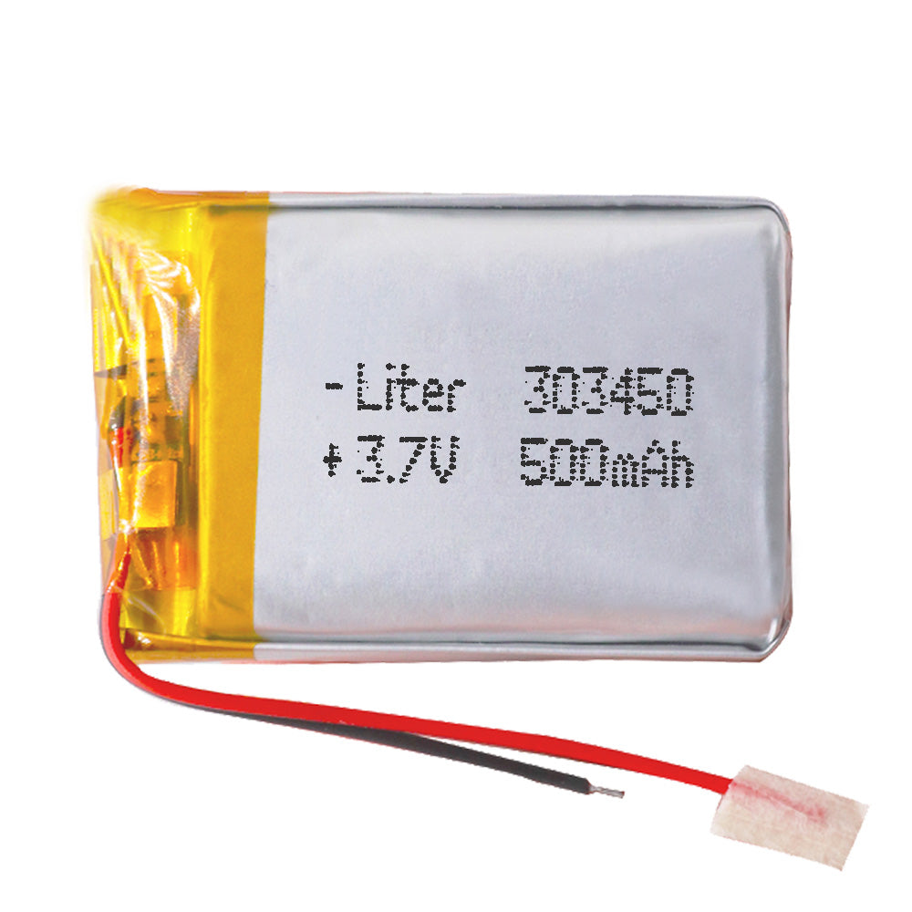 BATERÍA 303450 LiPo 3.7V 500mAh 1S teléfono portátil vídeo mp3 mp4 luz led gps