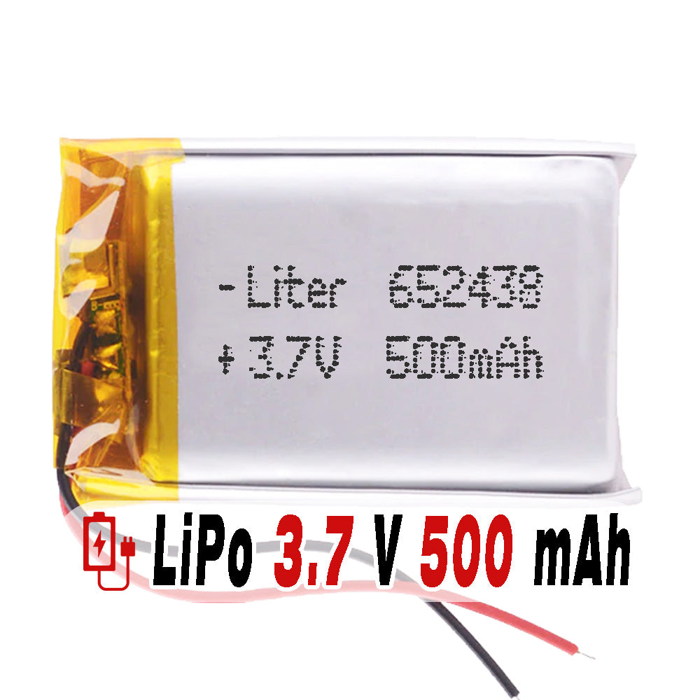 BATERÍA 562438 LiPo 3.7V 500mAh 1S teléfono portátil vídeo mp3 mp4 luz led gps