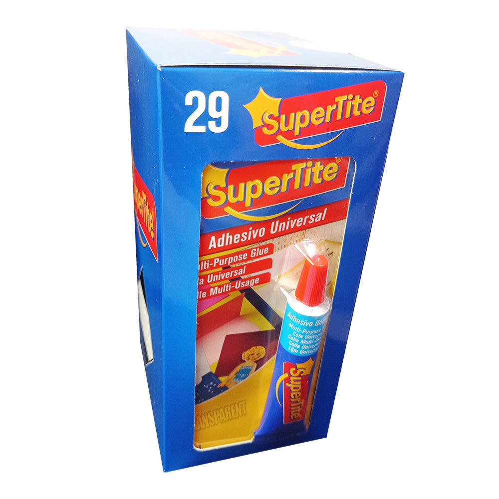 SuperTite 2429 adhesivo universal 20ml para uso vidrio porcelana cartón textiles