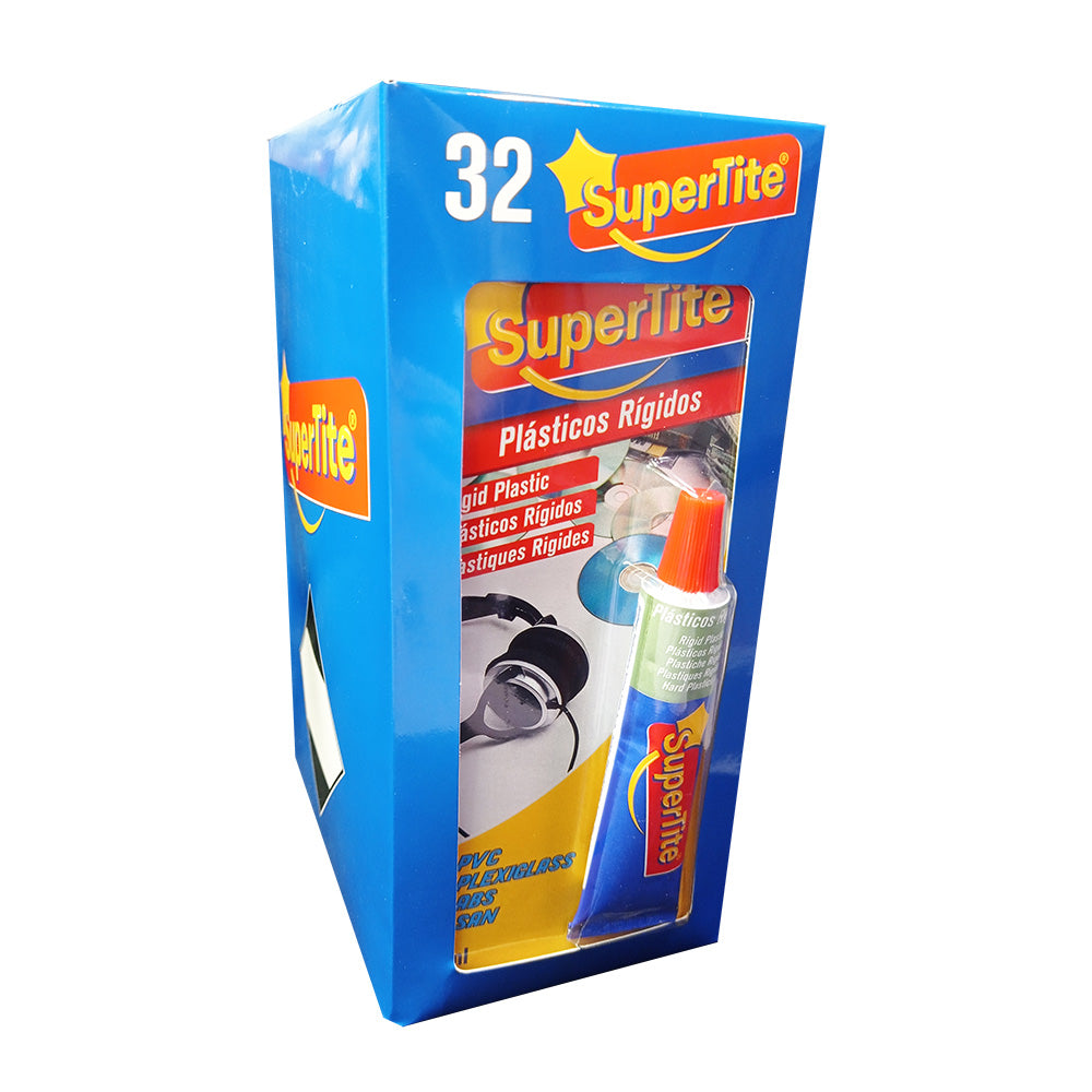 SuperTite 2432 Adhesivo plásticos rígidos 20ml Transparente para PVC o poliést