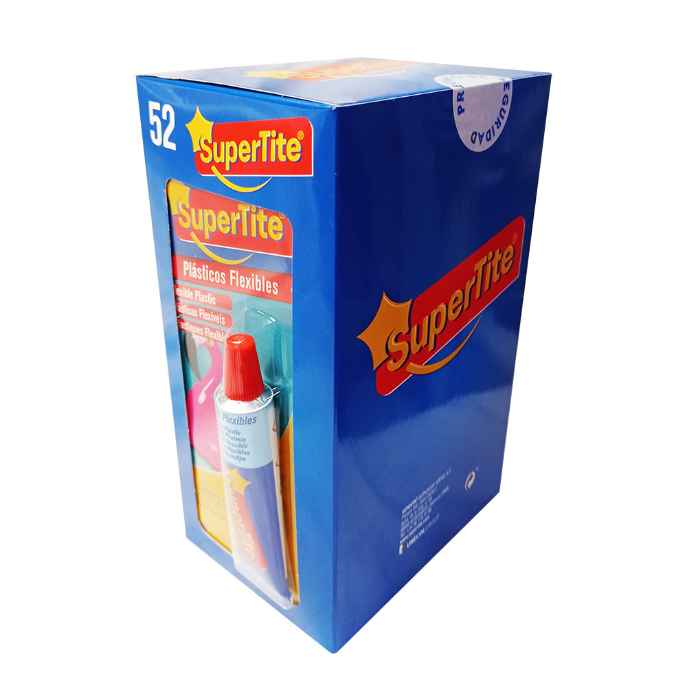 SuperTite 2452 Adhesivo Plásticos Flexibles 20ml para reparar vinilos plásticos